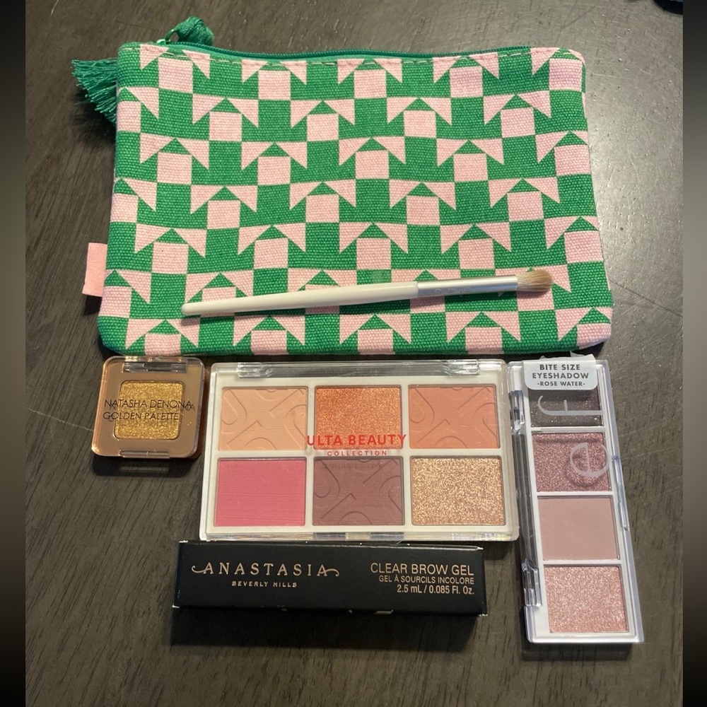 NEW NWT Anastasia clear brow gel bundle with Natasha Denona, Ulta shadow palette